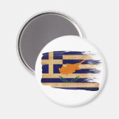 Grieks Cyprus Vlag Magneten (Voorkant / Achterkant)