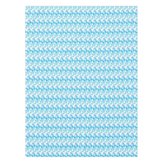 Grieks Diamond Pattern Lace Flourish Tafelkleed (Voorkant)