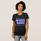 Grieks Doe Het... Met Genoegen T-shirt (Voorkant volledig)