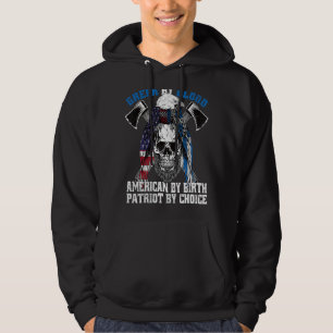 Grieks Door Bloed Amerikaans Door Geboorte Patriot Hoodie