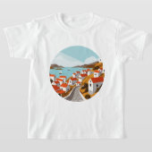 Grieks dorp t-shirt (Laagn)
