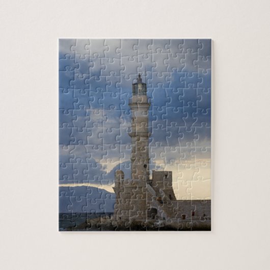 Grieks eiland Kreta en oude stad Chania 2 Legpuzzel (Verticaal)