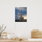 Grieks eiland Kreta en oude stad Chania 2 Poster (Keuken)