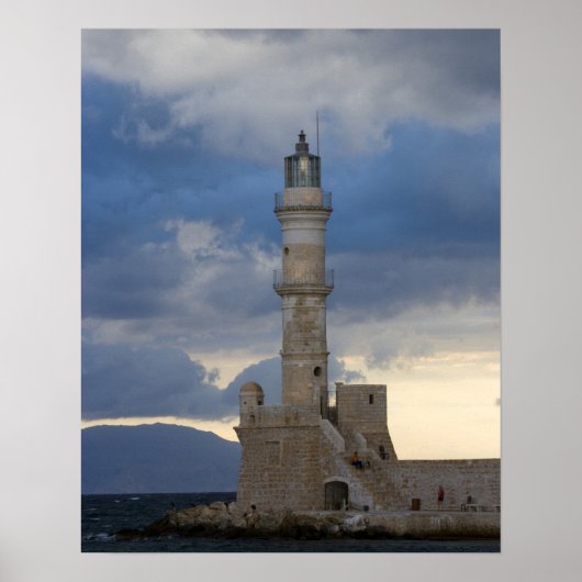 Grieks eiland Kreta en oude stad Chania 2 Poster (Voorkant)