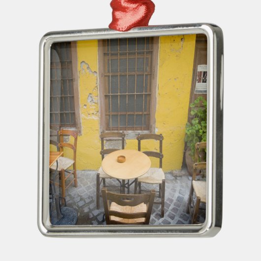 Grieks eiland Kreta en oude stad Chania 3 Metalen Ornament (Links)