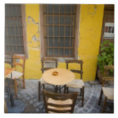 Grieks eiland Kreta en oude stad Chania 3 Tegeltje (Voorkant)