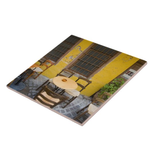 Grieks eiland Kreta en oude stad Chania 3 Tegeltje (Zijkant)