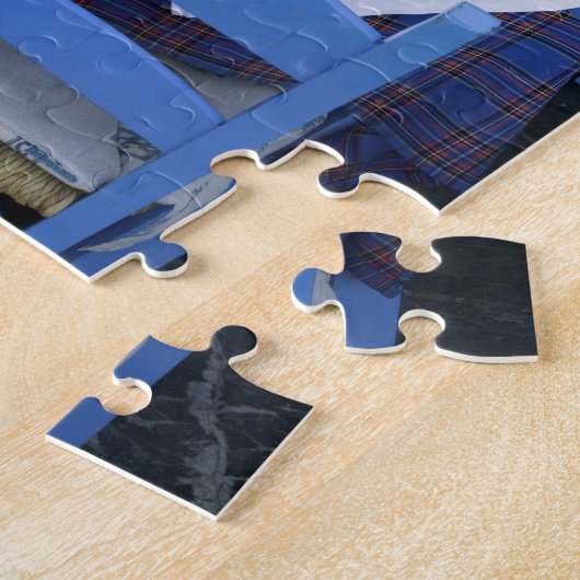 Grieks eiland Kreta en oude stad Chania Legpuzzel (Zijkant)