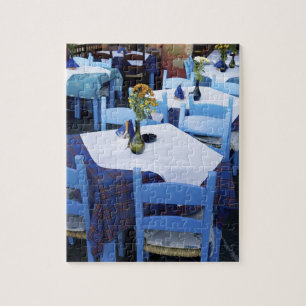 Grieks eiland Kreta en oude stad Chania Legpuzzel