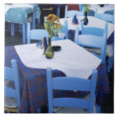 Grieks eiland Kreta en oude stad Chania Tegeltje (Voorkant)