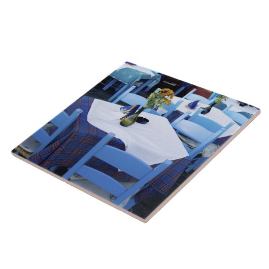 Grieks eiland Kreta en oude stad Chania Tegeltje (Zijkant)