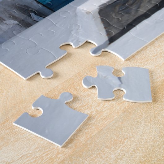 Grieks eiland legpuzzel (Zijkant)