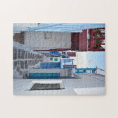 Grieks eiland legpuzzel (Horizontaal)