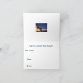 Grieks eiland nieuwe adreskaart aankondiging (Binnen)