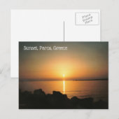 Grieks eiland Paros Briefkaart (Voorkant / Achterkant)