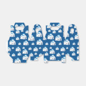 Grieks-eiland Santorini Blue Dome Church Bedankdoosjes (Uitgevouwen)