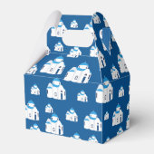 Grieks-eiland Santorini Blue Dome Church Bedankdoosjes (Voorkant Zijde)