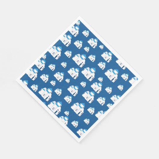 Grieks-eiland Santorini Blue Dome Church Servet (Hoek)