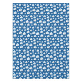 Grieks-eiland Santorini Blue Dome Church Tafelkleed (Voorkant)