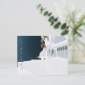 Grieks eiland santorini briefkaart (Staand voorkant)