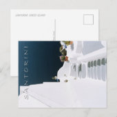 Grieks eiland santorini briefkaart (Voorkant / Achterkant)