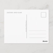 Grieks eiland santorini briefkaart (Achterkant)