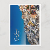 Grieks eiland Santorini geweldig reispanorama Briefkaart (Voorkant)