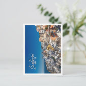 Grieks eiland Santorini geweldig reispanorama Briefkaart (Staand voorkant)
