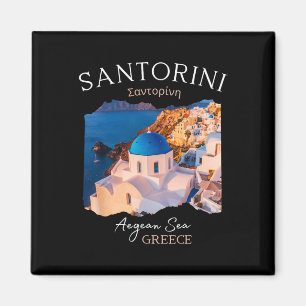 Grieks eiland Santorini Griekenland Oia Village Bl Magneet