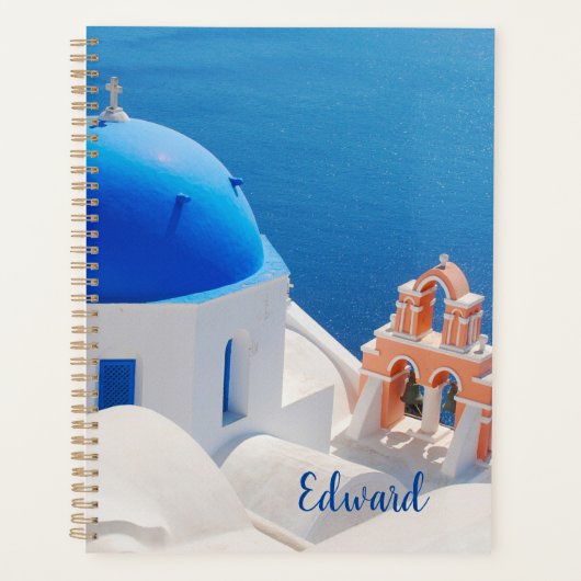 Grieks eiland Santorini Planner (Voorkant)