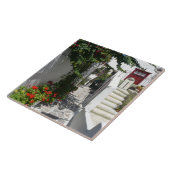 Grieks eiland Street Tegeltje (Zijkant)