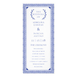 Grieks Elegance Trouwprogramma Reclamekaart