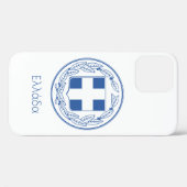 Grieks embleem Hoesje-Mate iPhone case (Achterkant (horizontaal))