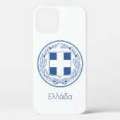 Grieks embleem Hoesje-Mate iPhone case (Achterkant)