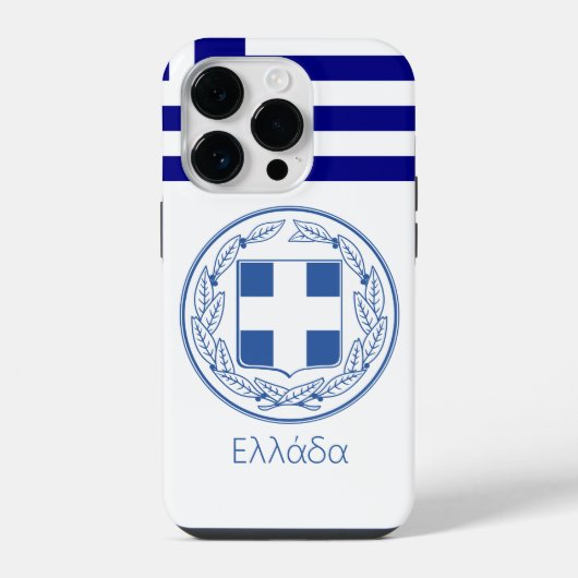 Grieks embleem iPhone hoesje (Achterkant)