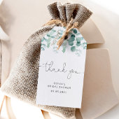 Grieks eucalyptusvrijgezellenfeest cadeaulabel