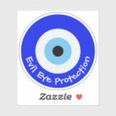 Grieks Evil Eye Contour Sticker (Vel)