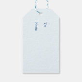 Grieks Evil Eye in Griekse Sleutel Cadeaulabel (Achterkant)