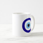 Grieks Evil Eye Koffie Mok (Voorkant rechts)