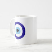 Grieks Evil Eye Koffie Mok (Voorkant links)