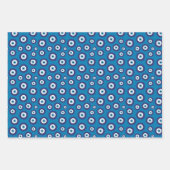Grieks Evil Eye Patroon Verpakking Papier Bladen Inpakpapier Vel (Voorkant 2)