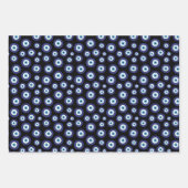 Grieks Evil Eye Patroon Verpakking Papier Bladen Inpakpapier Vel (Voorkant)