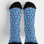 Grieks Evil Eye Pattern Socks Sokken (Top)