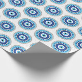 Grieks Evil White Cadeaupapier (Hoek)