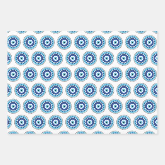 Grieks Evil White Inpakpapier Vel (Voorkant 3)