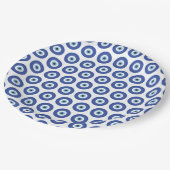 Grieks Evil White Papieren Bordje (Gekanteld)