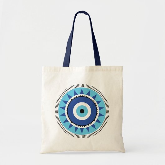 Grieks Evil White Tote Bag (Voorkant)