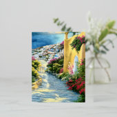 Grieks Folie Feestdagen Briefkaart (Staand Voorkant)