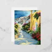 Grieks Folie Feestdagen Briefkaart (Voorkant / Achterkant)