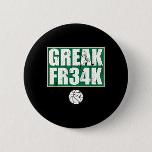 Grieks Fr&# k Milwaukee Wisconsin Bysketbyll Gift Ronde Button 5,7 Cm